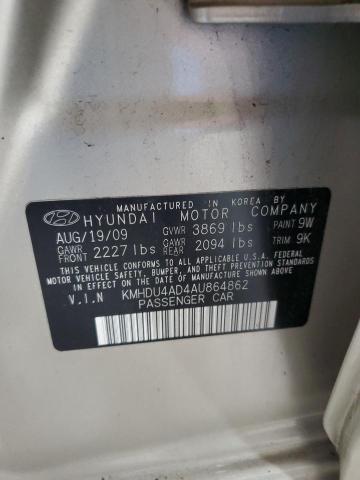 Photo 11 VIN: KMHDU4AD4AU864862 - HYUNDAI ELANTRA 