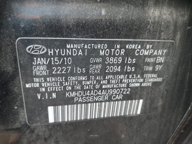 Photo 9 VIN: KMHDU4AD4AU990722 - HYUNDAI ELANTRA BL 