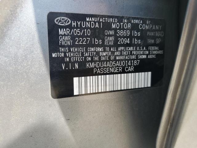 Photo 11 VIN: KMHDU4AD5AU014187 - HYUNDAI ELANTRA BL 