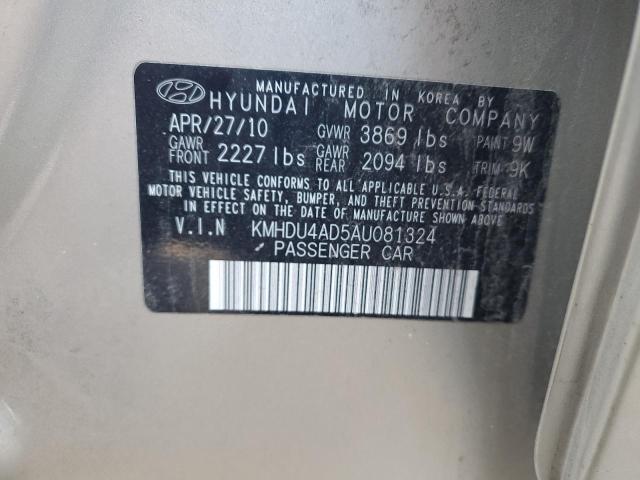 Photo 11 VIN: KMHDU4AD5AU081324 - HYUNDAI ELANTRA BL 