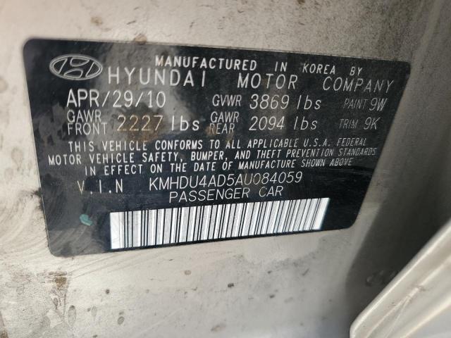 Photo 12 VIN: KMHDU4AD5AU084059 - HYUNDAI ELANTRA 