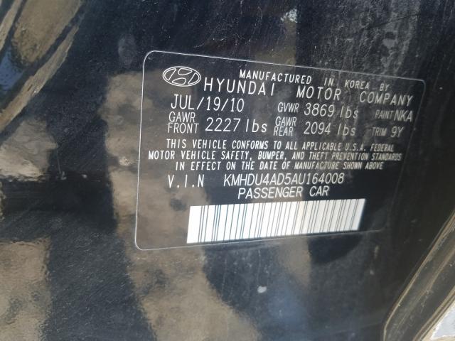 Photo 9 VIN: KMHDU4AD5AU164008 - HYUNDAI ELANTRA BL 