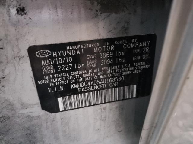 Photo 9 VIN: KMHDU4AD5AU168530 - HYUNDAI ELANTRA BL 