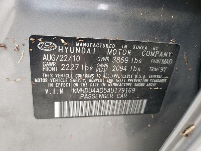 Photo 9 VIN: KMHDU4AD5AU179169 - HYUNDAI ELANTRA BL 