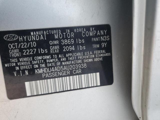 Photo 11 VIN: KMHDU4AD5AU203938 - HYUNDAI ELANTRA BL 