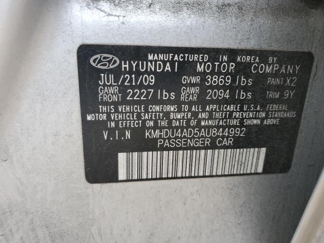 Photo 11 VIN: KMHDU4AD5AU844992 - HYUNDAI ELANTRA 