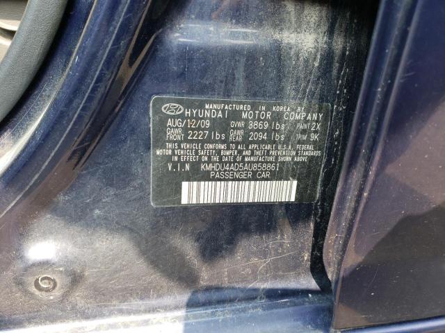 Photo 12 VIN: KMHDU4AD5AU858861 - HYUNDAI ELANTRA BL 