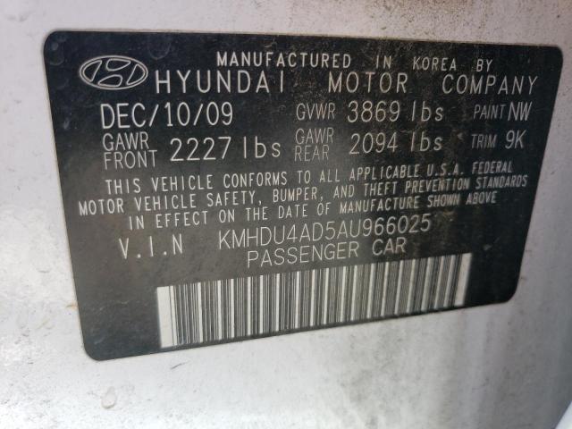 Photo 11 VIN: KMHDU4AD5AU966025 - HYUNDAI ELANTRA BL 