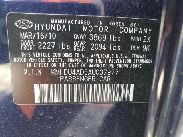 Photo 9 VIN: KMHDU4AD6AU037977 - HYUNDAI ELANTRA BL 