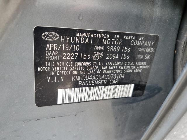 Photo 11 VIN: KMHDU4AD6AU073104 - HYUNDAI ELANTRA BL 