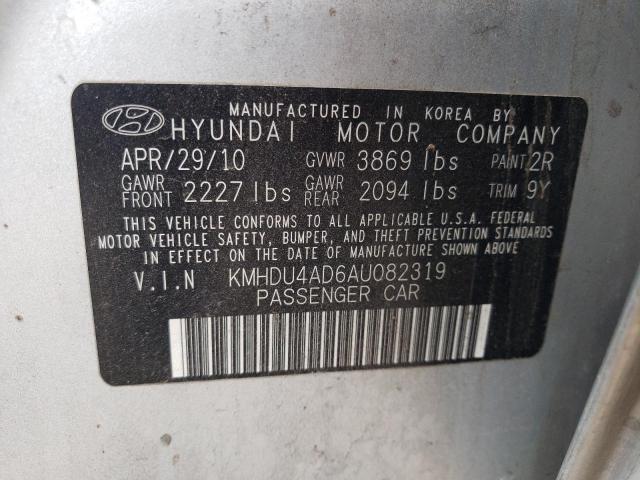 Photo 11 VIN: KMHDU4AD6AU082319 - HYUNDAI ELANTRA BL 