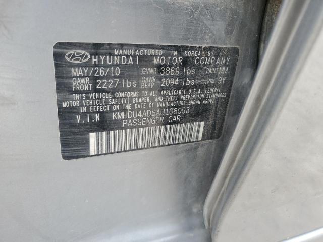 Photo 11 VIN: KMHDU4AD6AU108093 - HYUNDAI ELANTRA BL 