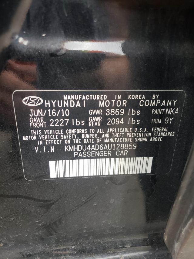 Photo 9 VIN: KMHDU4AD6AU128859 - HYUNDAI ELANTRA BL 