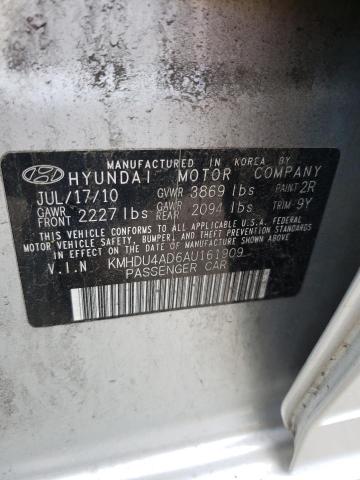 Photo 11 VIN: KMHDU4AD6AU161909 - HYUNDAI ELANTRA BL 