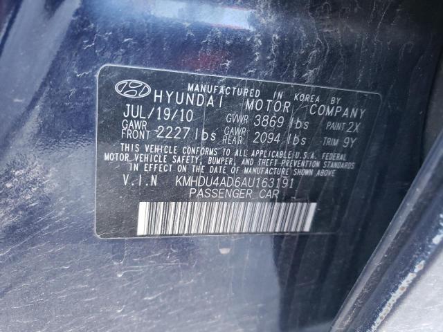 Photo 11 VIN: KMHDU4AD6AU163191 - HYUNDAI ELANTRA BL 