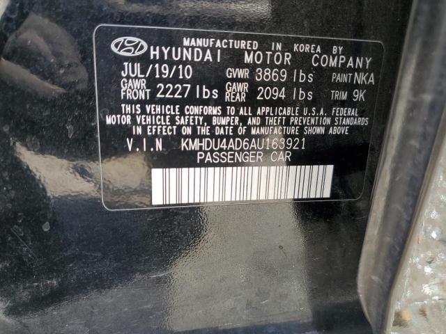 Photo 11 VIN: KMHDU4AD6AU163921 - HYUNDAI ELANTRA 