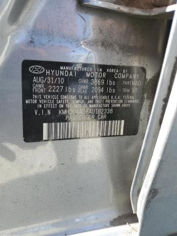 Photo 11 VIN: KMHDU4AD6AU182338 - HYUNDAI ELANTRA BL 