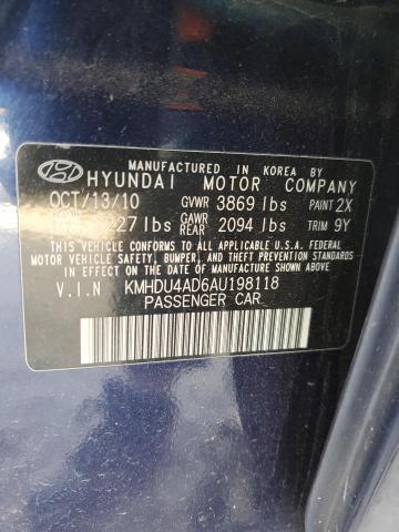 Photo 11 VIN: KMHDU4AD6AU198118 - HYUNDAI ELANTRA BL 