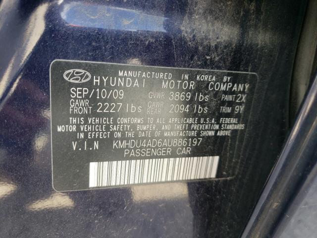 Photo 9 VIN: KMHDU4AD6AU886197 - HYUNDAI ELANTRA BL 