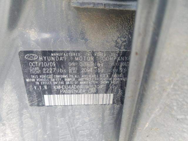 Photo 13 VIN: KMHDU4AD6AU906304 - HYUNDAI ELANTRA BL 