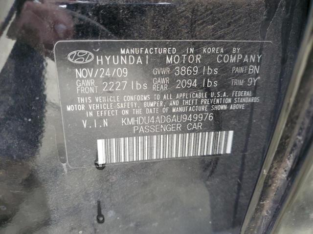 Photo 11 VIN: KMHDU4AD6AU949976 - HYUNDAI ELANTRA 