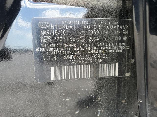 Photo 12 VIN: KMHDU4AD7AU039303 - HYUNDAI ELANTRA 