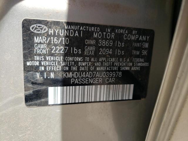 Photo 11 VIN: KMHDU4AD7AU039978 - HYUNDAI ELANTRA BL 