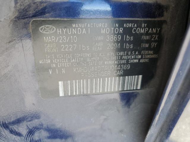 Photo 11 VIN: KMHDU4AD7AU044369 - HYUNDAI ELANTRA 