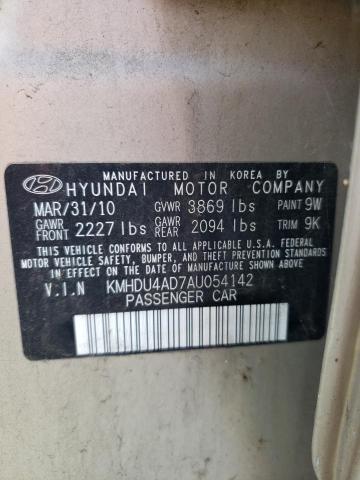 Photo 12 VIN: KMHDU4AD7AU054142 - HYUNDAI ELANTRA 