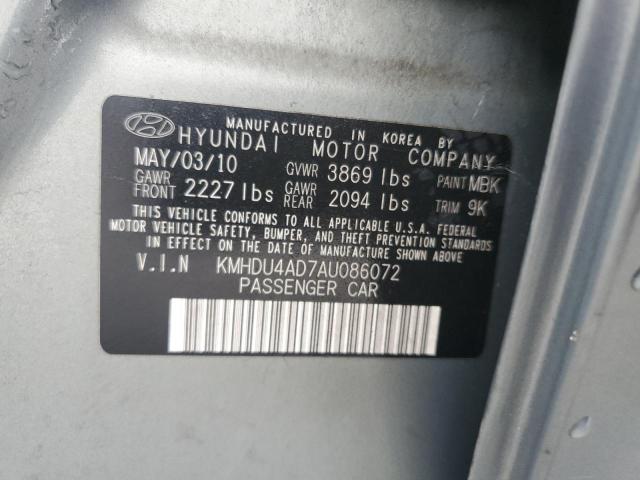 Photo 11 VIN: KMHDU4AD7AU086072 - HYUNDAI ELANTRA BL 