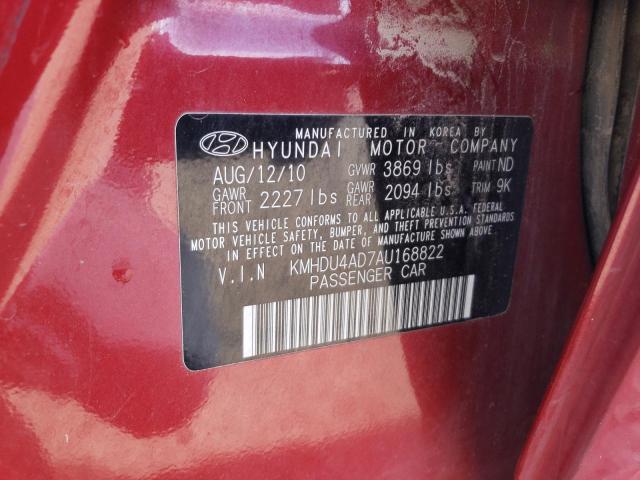 Photo 11 VIN: KMHDU4AD7AU168822 - HYUNDAI ELANTRA BL 