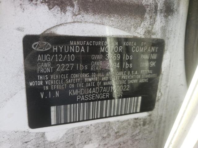 Photo 9 VIN: KMHDU4AD7AU170022 - HYUNDAI ELANTRA BL 