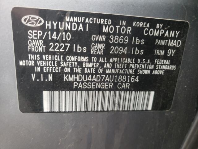 Photo 9 VIN: KMHDU4AD7AU188164 - HYUNDAI ELANTRA BL 