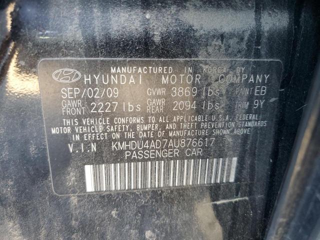 Photo 11 VIN: KMHDU4AD7AU876617 - HYUNDAI ELANTRA 