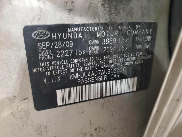 Photo 11 VIN: KMHDU4AD7AU902326 - HYUNDAI ELANTRA 