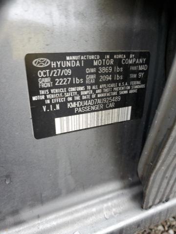 Photo 11 VIN: KMHDU4AD7AU925489 - HYUNDAI ELANTRA 