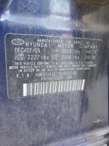 Photo 11 VIN: KMHDU4AD7AU955396 - HYUNDAI ELANTRA BL 