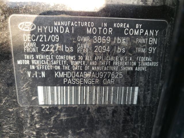 Photo 9 VIN: KMHDU4AD7AU977625 - HYUNDAI ELANTRA BL 