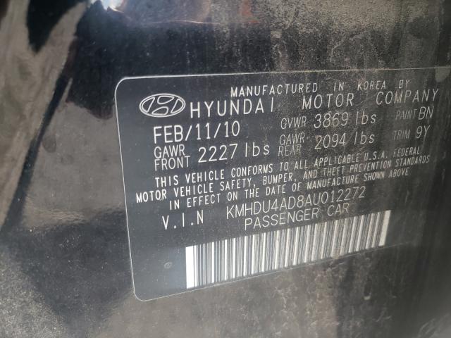 Photo 9 VIN: KMHDU4AD8AU012272 - HYUNDAI ELANTRA BL 