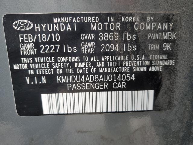 Photo 11 VIN: KMHDU4AD8AU014054 - HYUNDAI ELANTRA BL 