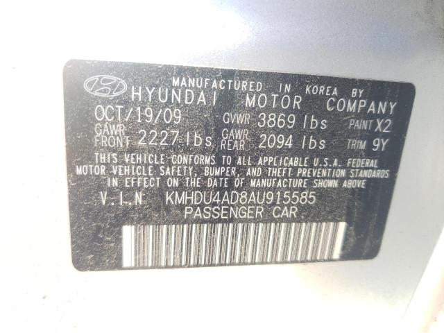 Photo 9 VIN: KMHDU4AD8AU915585 - HYUNDAI ELANTRA BL 