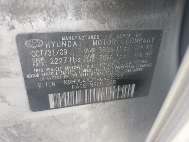 Photo 11 VIN: KMHDU4AD8AU927137 - HYUNDAI ELANTRA BL 