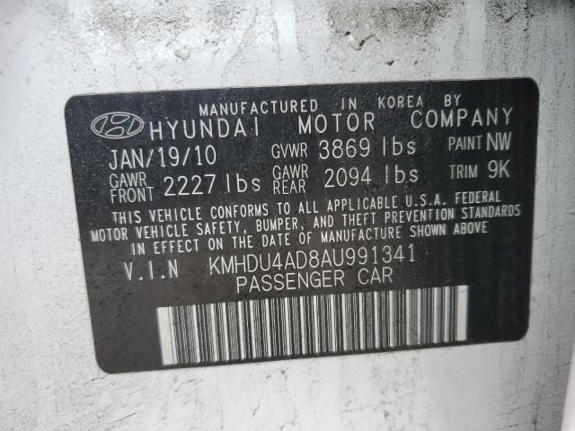 Photo 11 VIN: KMHDU4AD8AU991341 - HYUNDAI ELANTRA 