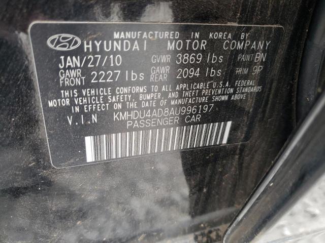 Photo 11 VIN: KMHDU4AD8AU996197 - HYUNDAI ELANTRA 