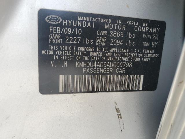 Photo 11 VIN: KMHDU4AD9AU009798 - HYUNDAI ELANTRA BL 