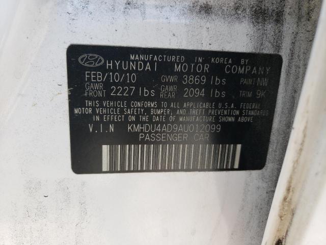 Photo 11 VIN: KMHDU4AD9AU012099 - HYUNDAI ELANTRA BL 