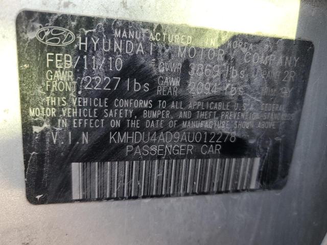 Photo 12 VIN: KMHDU4AD9AU012278 - HYUNDAI ELANTRA BL 