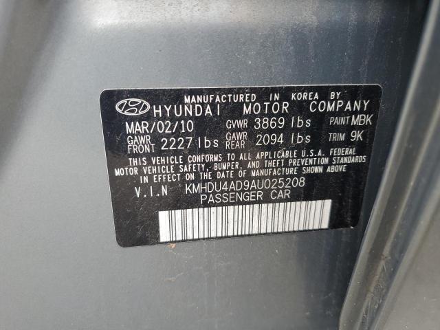 Photo 11 VIN: KMHDU4AD9AU025208 - HYUNDAI ELANTRA 