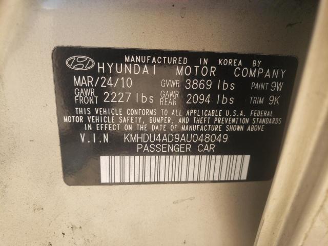 Photo 9 VIN: KMHDU4AD9AU048049 - HYUNDAI ELANTRA BL 