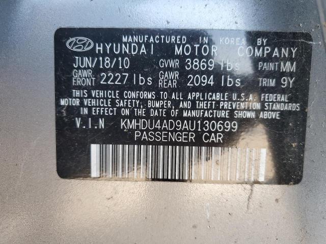 Photo 11 VIN: KMHDU4AD9AU130699 - HYUNDAI ELANTRA BL 